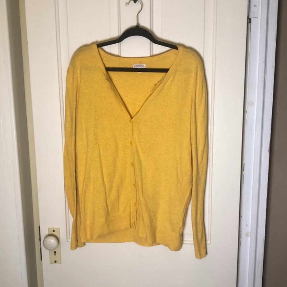 Merona Yellow Cardigan